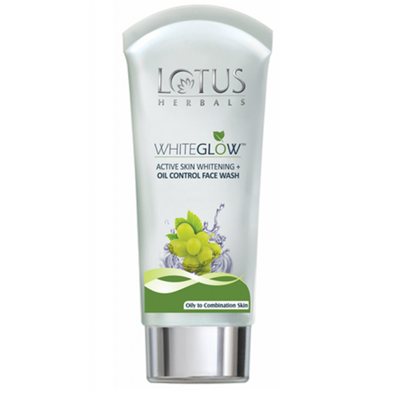lotus white glow face wash